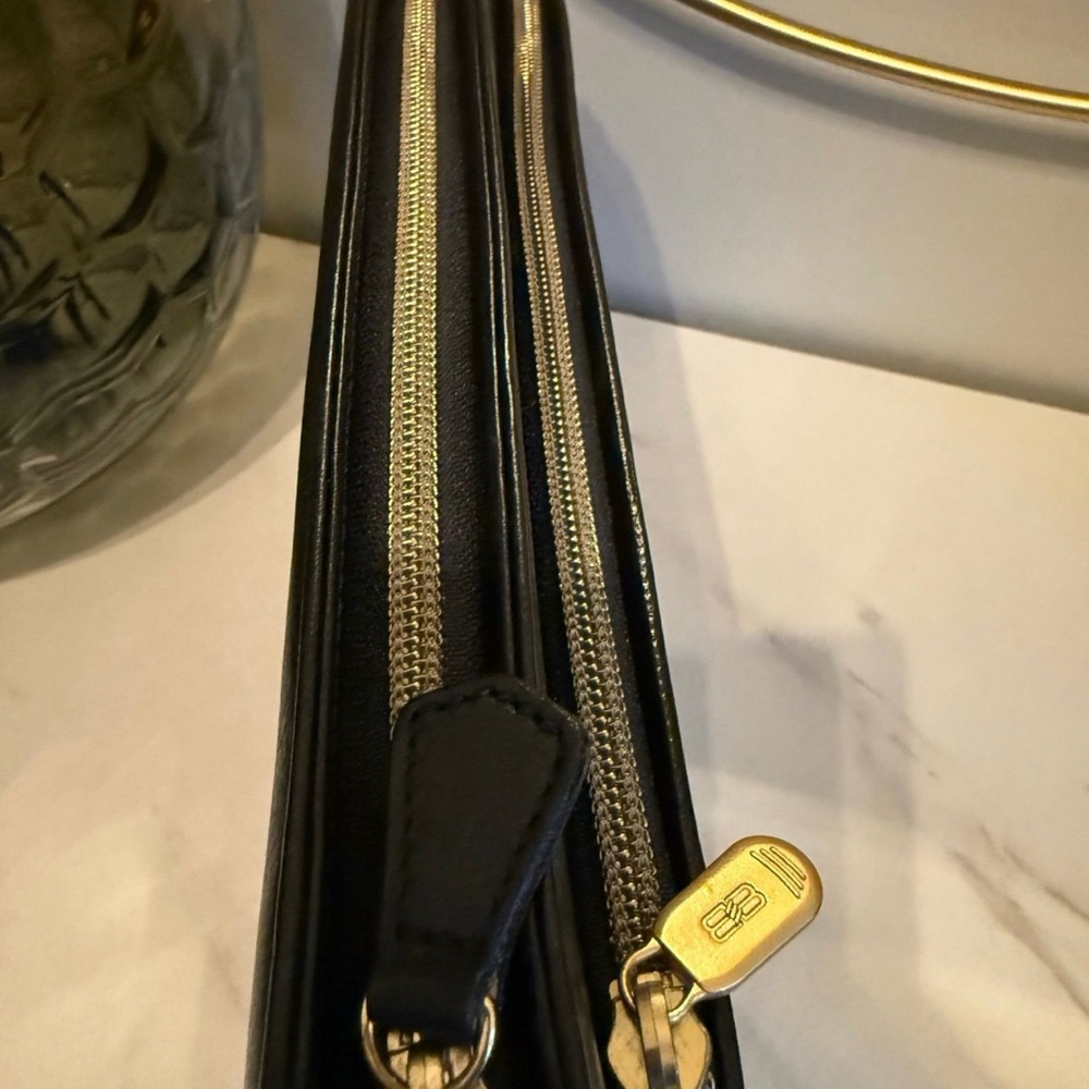 Balenciaga Black Leather Clutch/wristlet - Picture 3 of 12